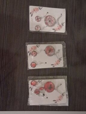 3 Handmade Jewlery Sets  - Trio of Styles